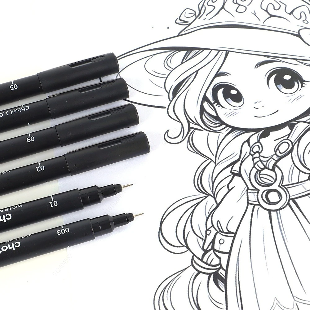 Siyah Mikro Kalemler, 15 Boyut - Copic Marker Sketch incelemesi ve fiyatı